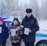 В с. Куженкино проводилась акция «Безопасность ребенка на зимней дороге». - ГИБДД