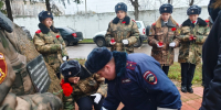 Сотрудники Госавтоинспекции и кадеты МОУ СОШ № 16 отдали дань памяти инспекторам ДПС, погибшим при исполнении служебных обязанностей - ГИБДД