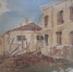 Разрушенное в 1941 г. здание Затверецкой больницы г. Калинина. Художник К.С. Первухин-основатель Дома санитарного просвещения в Твери. - Tver24.Com