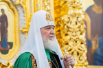 Поздравление митрополита Амвросия Патриарху Московскому и всея Руси Кириллу с годовщиной монашеского пострига и диаконской хиротонии