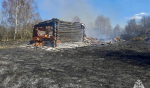 В Торопецком районе загорелся дачный дом