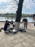28.04.2025 | Тверичи приняли участие в мероприятиях в рамках всероссийской недели субботников «Мы за чистоту», приуроченной к Году защитника Отечества