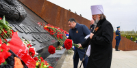 В Тверской области торжества в День Победы начались у Ржевского мемориала Советскому солдату - ГТРК