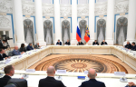 26.05.2025 | Президент России Владимир Путин провел встречу с российскими предпринимателями: в общении приняли участие представители Тверской области