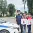 Западнодвинские автоинспекторы провели акцию «Трафарет безопасности» - ГИБДД