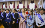 25.06.2025 | Губернатор Игорь Руденя и председатель попечительского совета Фонда развития территорий Сергей Степашин вручили аттестаты выпускникам Городенской православной гимназии имени протоиерея Алексия Злобина