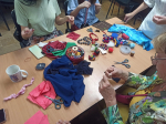 Дорогие друзья, сегодня состоялось занятие по изготовлению текстильных украшений в рамках обучающей программы «Кладовая ремёсел»