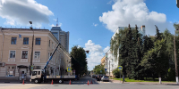 На Татарском переулке в Твери смонтировали штанги под «умные» светофоры - Газета Вся Тверь