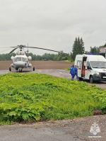 МЧС доставило пациента из Ржева в Тверь
