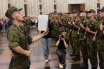 Тверские новобранцы Преображенского полка приняли присягу в Музее Победы