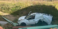 На трассе М-11 под Тверью водитель-новичок разбил «Ларгус» - Комсомольская Правда