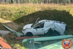 На трассе М-11 под Тверью водитель-новичок разбил «Ларгус»