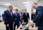 10.10.2025 | Министр науки и высшего образования РФ Валерий Фальков, представители Правительства Тверской области ознакомились с разработками молодых ученых Верхневолжья