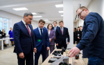 Министр науки и высшего образования РФ Валерий Фальков, представители Правительства Тверской области ознакомились с разработками молодых ученых Верхневолжья
