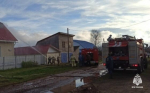 В Андреаполе огнеборцы спасли дом от уничтожения