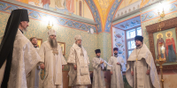 Митрополиты Нижегородский Георгий и Тверской Амвросий совершили освящение придела в честь священномученика Михаила Покровской церкви с. Дегунино - Тверская епархия