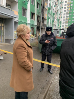 Изображение для материала - Жильцам атакованного БПЛА дома оказана помощь