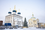 30 декабря 2025, Новогодний молебен. Поздравление сотрудников с наступающими Праздниками. Спасо-Преображенский кафедральный собор (Тверь)