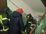 Пожарные спасли человека в Лихославле