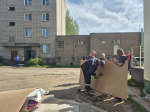 В Ржеве Тверской области весь день продолжались восстановительные работы