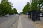 В Твери продолжается установка остановочных павильонов