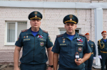Торжественное построение, посвященное Дню Государственного флага Российской Федерации