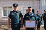 Торжественное построение, посвященное Дню Государственного флага Российской Федерации