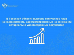 Тверской Росреестр отметил рост нотариальных регистраций прав на недвижимость