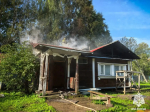 В Конаковском округе сгорел жилой дом
