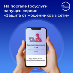 На портале Госуслуги запущен сервис, помогающий защититься от мошенников