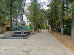 В Бежецке Тверской области благоустроили территорию у знаменитого памятника