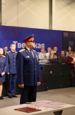 Сегодня состоялась торжественная церемония принятия присяги кадетами специализированных профильных классов Следственного комитета Российской Федерации