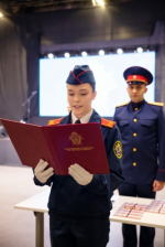 Сегодня состоялась торжественная церемония принятия присяги кадетами специализированных профильных классов Следственного комитета Российской Федерации